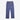 Blue sweatpants with an elastic waistband and yellow drawstring, featuring a small yellow x-men logo near the left pocket and a vertical "Xavier" graphic printed in distressed yellow text along the lower left leg.