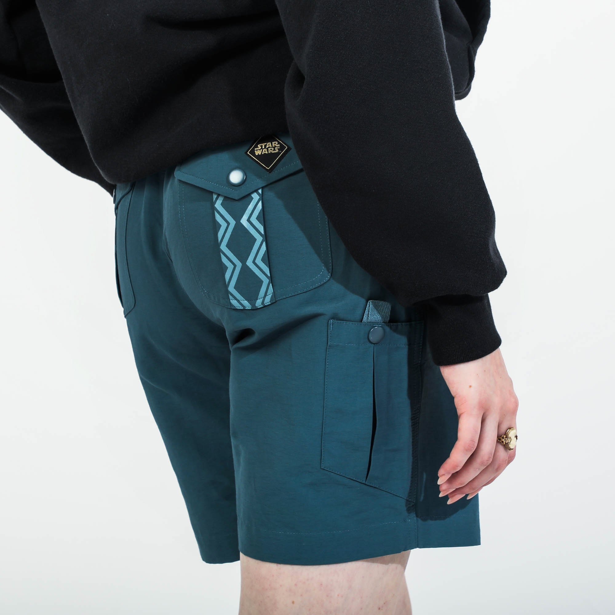 Jedi Navy Belted Cargo Shorts