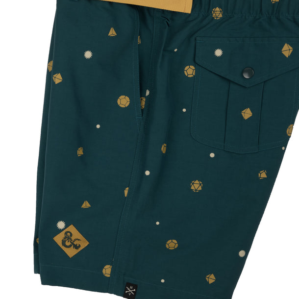 Dice Navy Belted Cargo Shorts