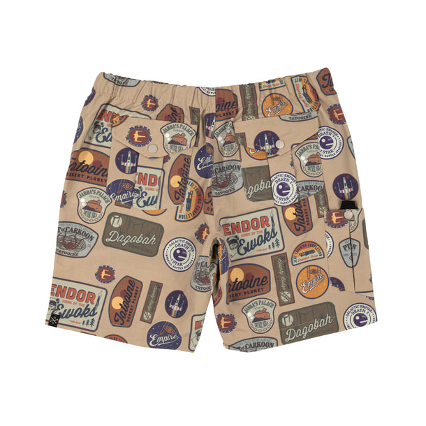 Return Of The Jedi Destinations Belted Shorts