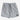 Gray star wars shorts with black drawstring and logo on a white background