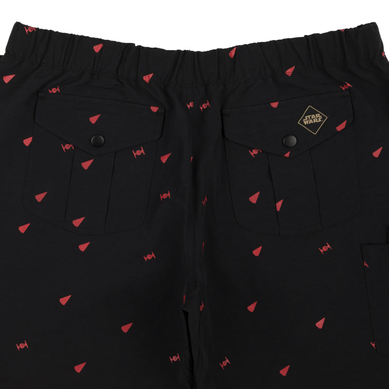 Imperial TIE Fighter Black Belted Cargo Shorts