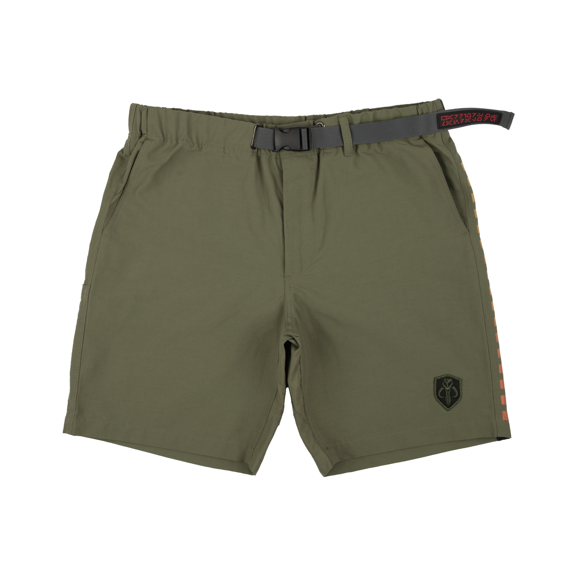 Warriors of Mandalore Olive Green Belted Cargo Shorts