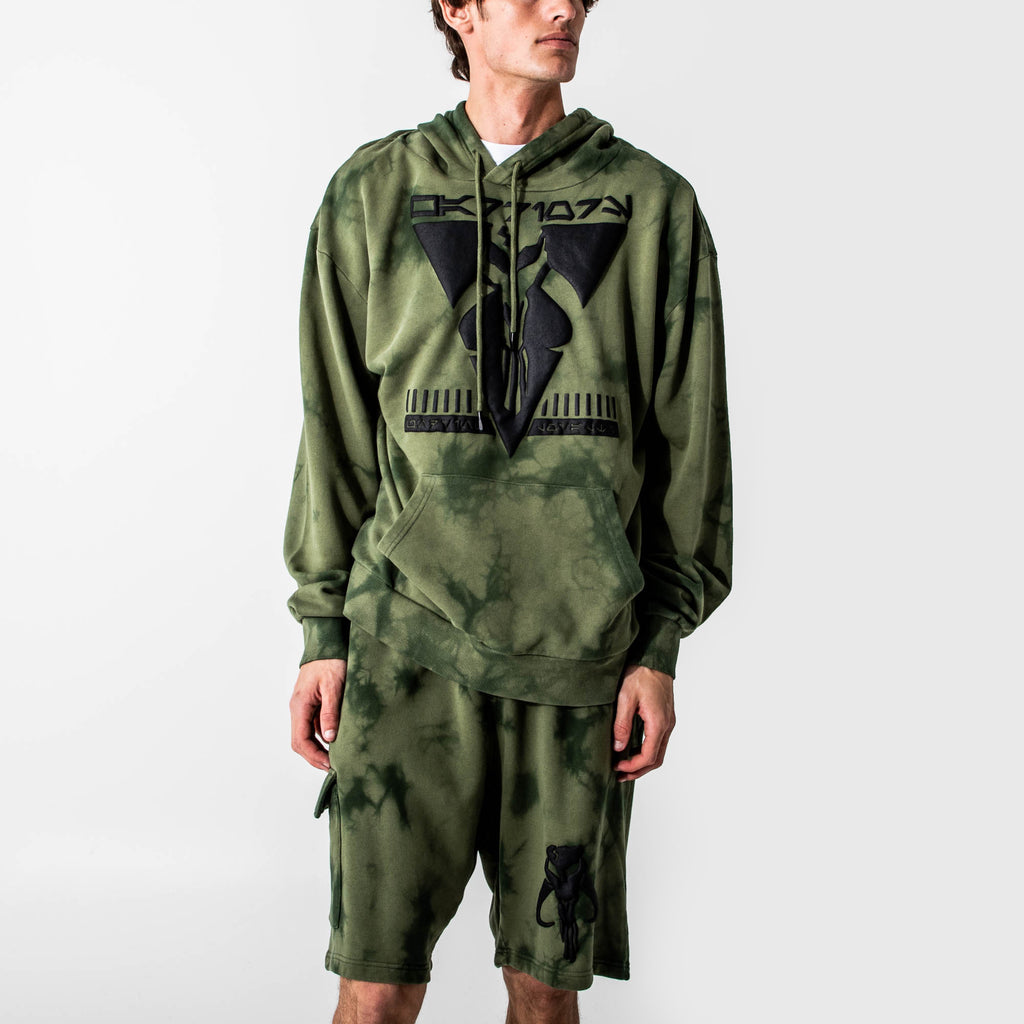 Hoodie and shorts online lounge set