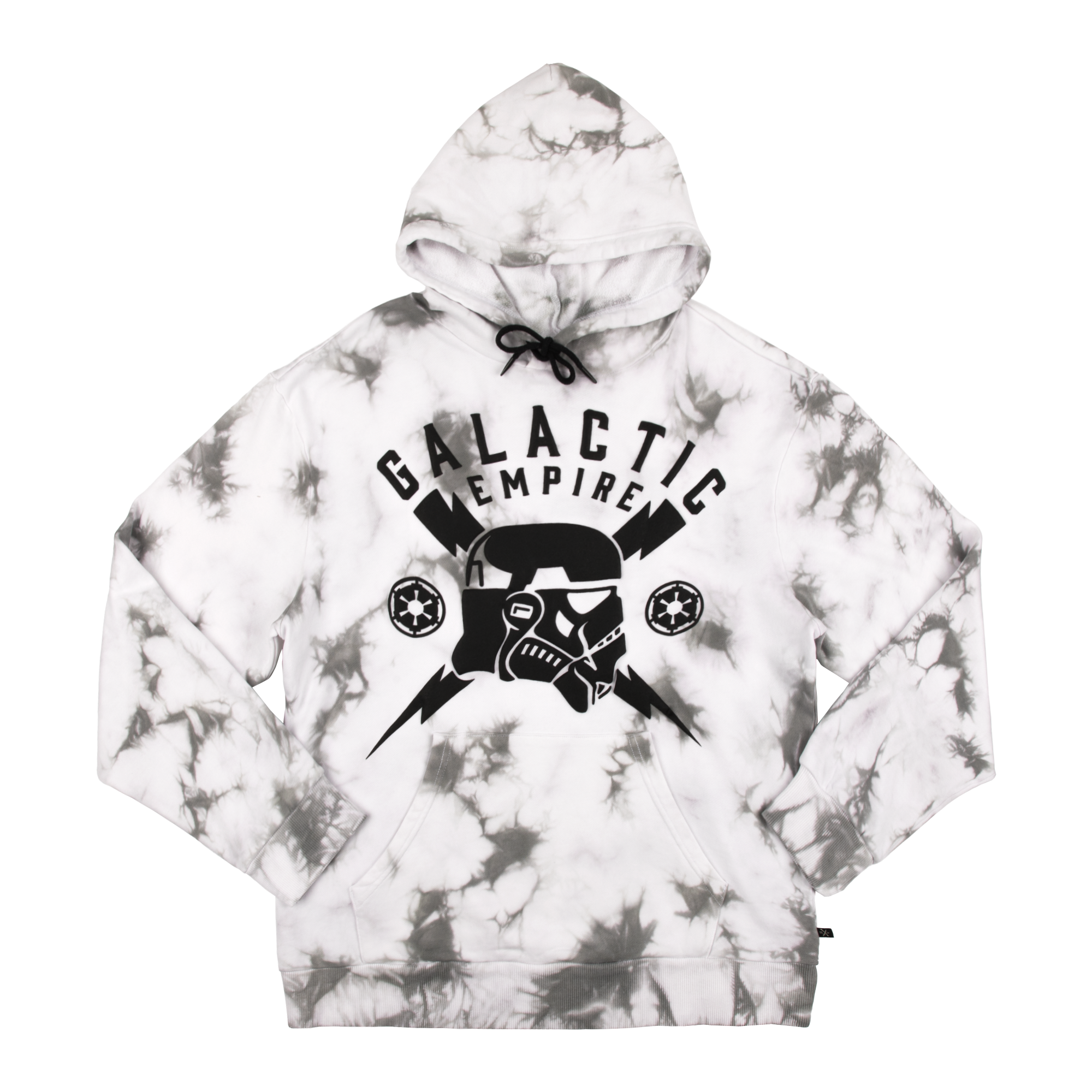 Stormtrooper Helmet With Crossed Bolts Cloud Wash Hoodie and Shorts Lounge Set