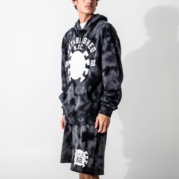 Spider-man EST 1962 NYC Cloud Wash Hoodie and Shorts Lounge Set