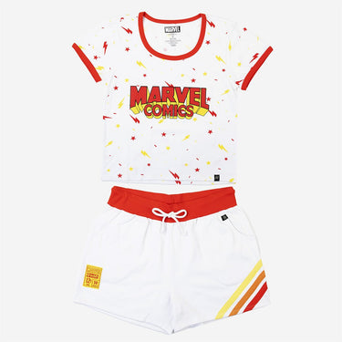 Marvel Comics Retro Pajama Set - Heroes & Villains-Marvel-Pajama Set
