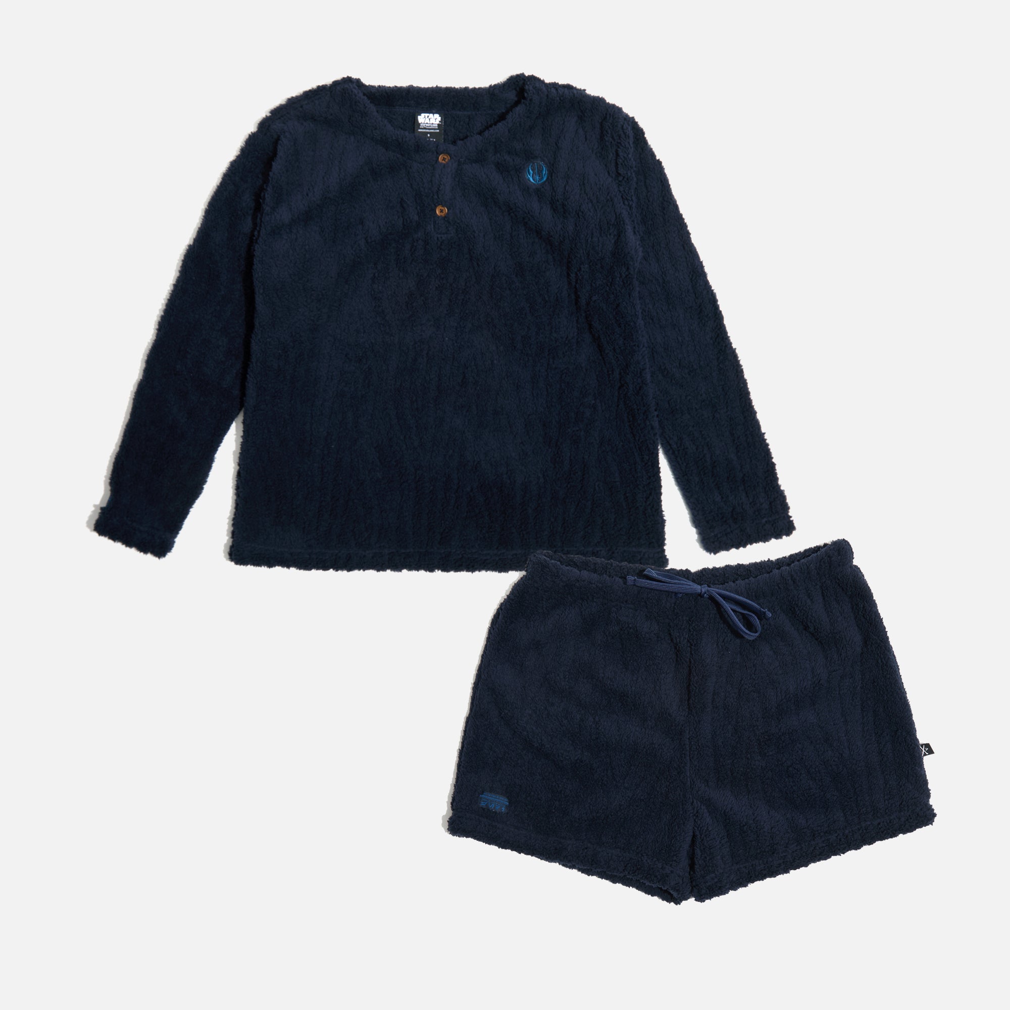 Jedi Navy Women's Fuzzy Sleep Set