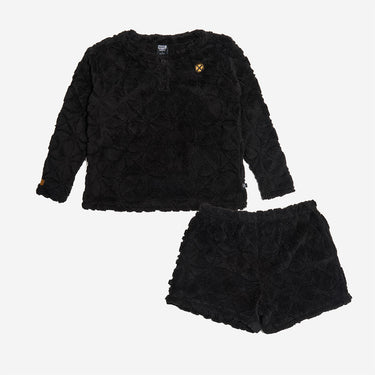 X-Men Black Women's Fuzzy Pajama Set - Heroes & Villains-Marvel-Pajama Set