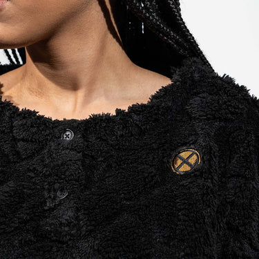 X-Men Black Women's Fuzzy Pajama Set - Heroes & Villains-Marvel-Pajama Set