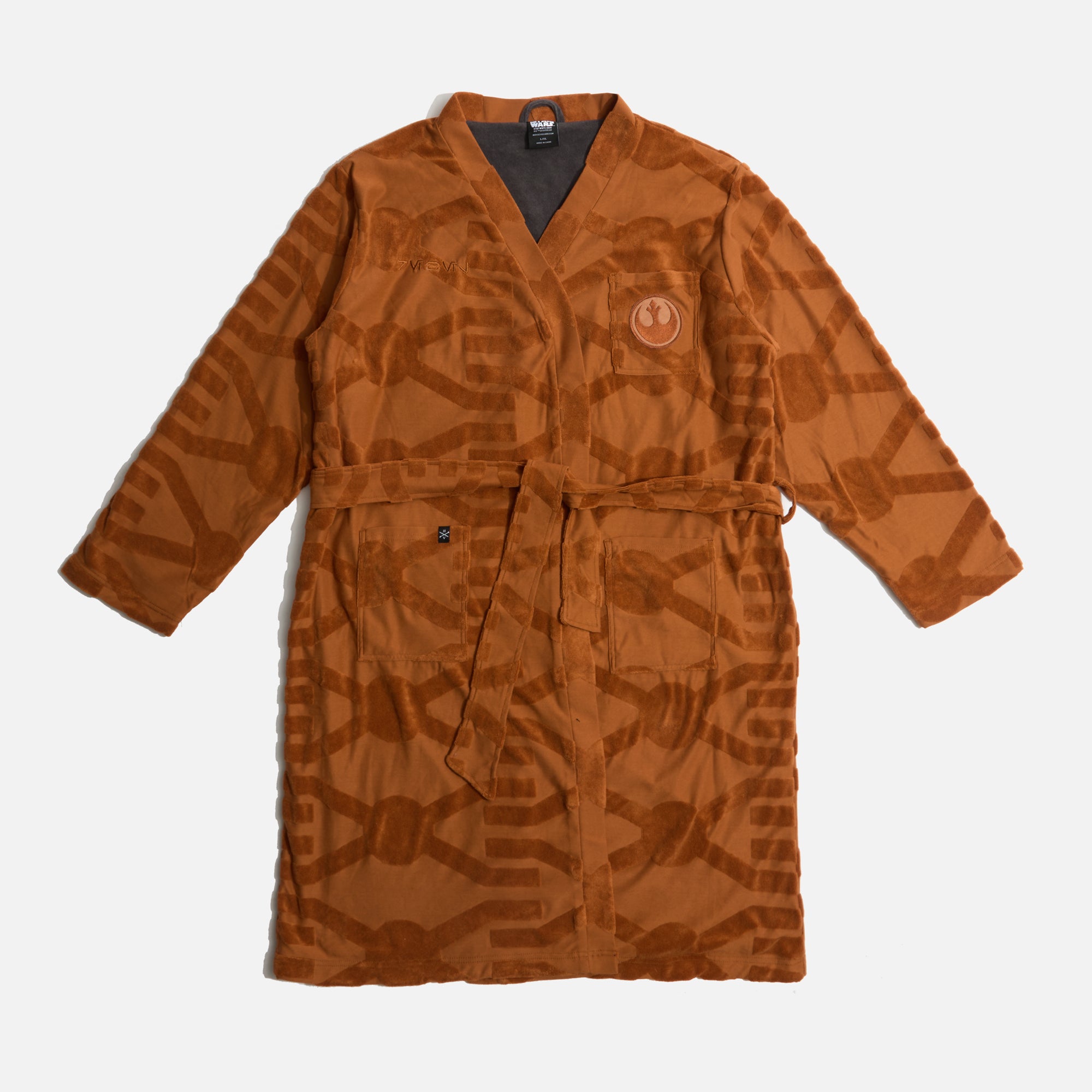 Rebel Orange Terry Cloth Robe