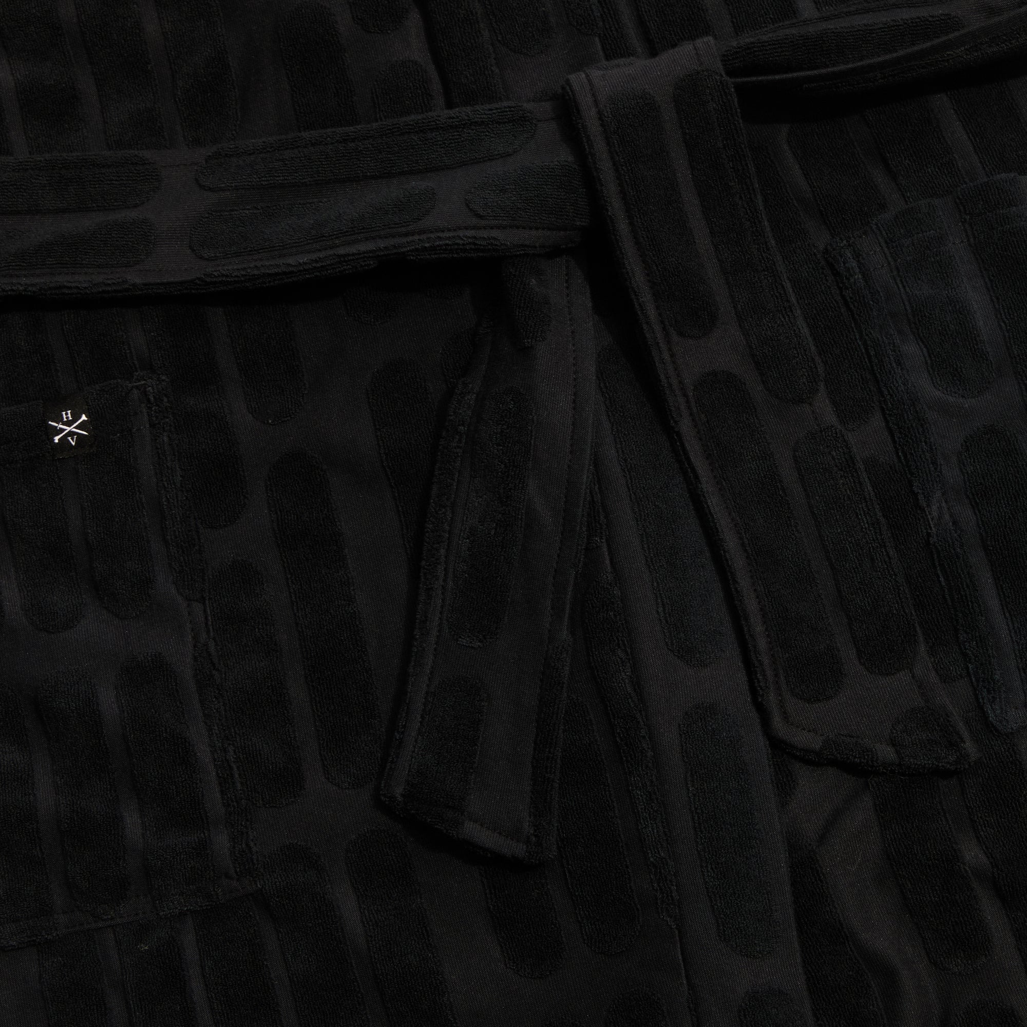 Imperial Black Terry Cloth Robe