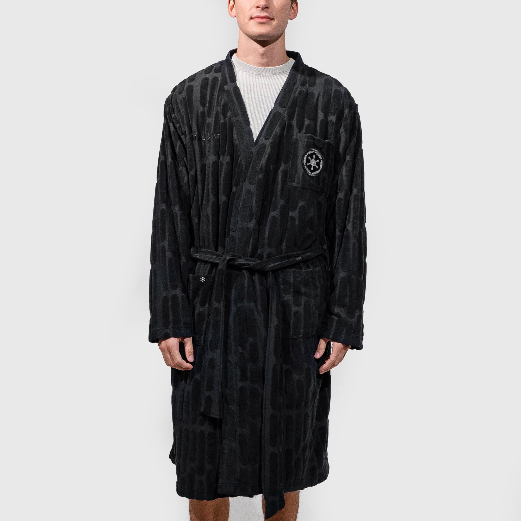 Imperial Black Terry Cloth Robe