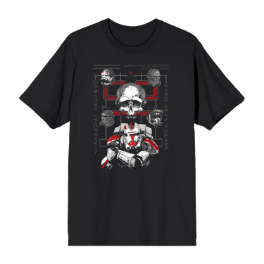 The Bad Batch Hunter with Skull and Helm Black
