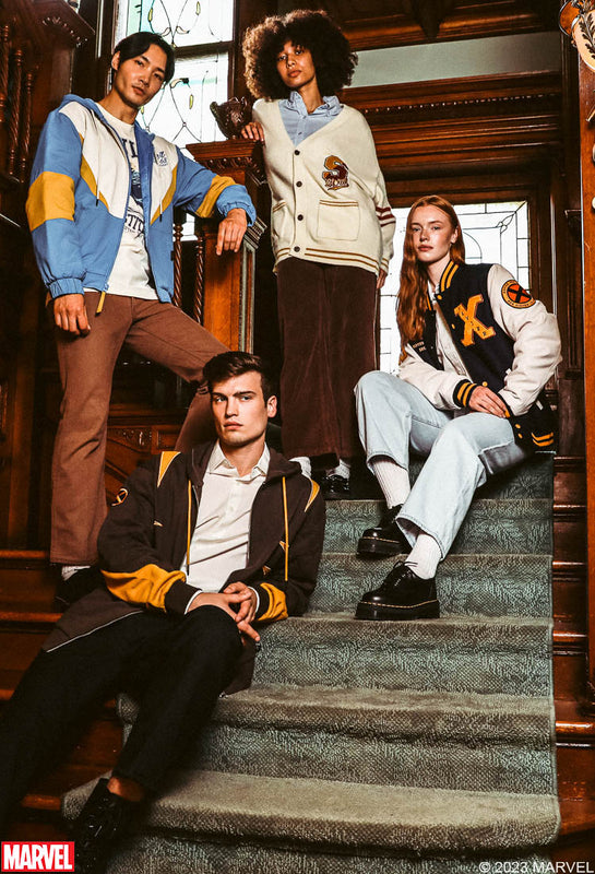 Printify Men's Swagged Out Nerds Varsity Jacket