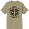 Weapon X Deadpool Merc For Hire Olive Tee