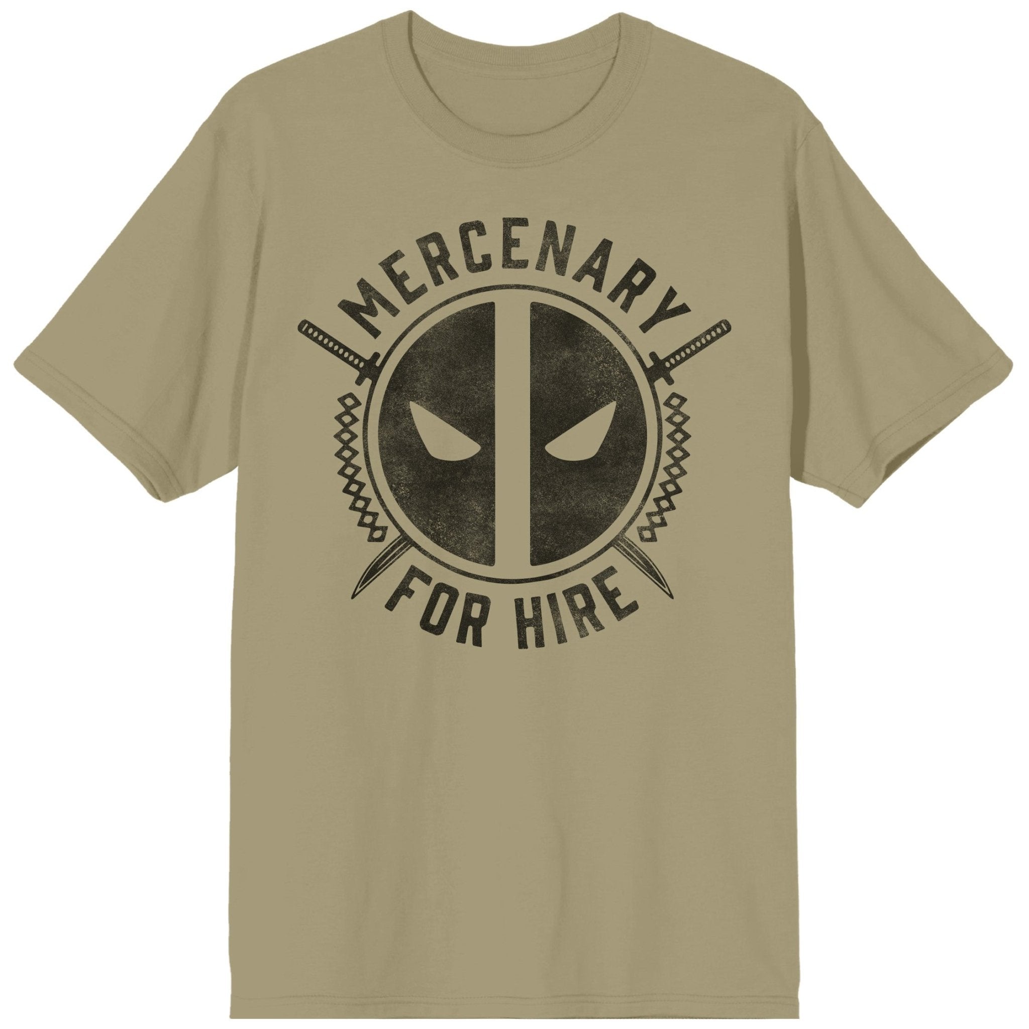 Weapon X Deadpool Merc For Hire Olive Tee