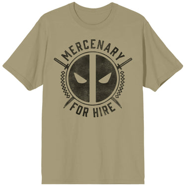 Weapon X Deadpool Merc For Hire Olive Tee