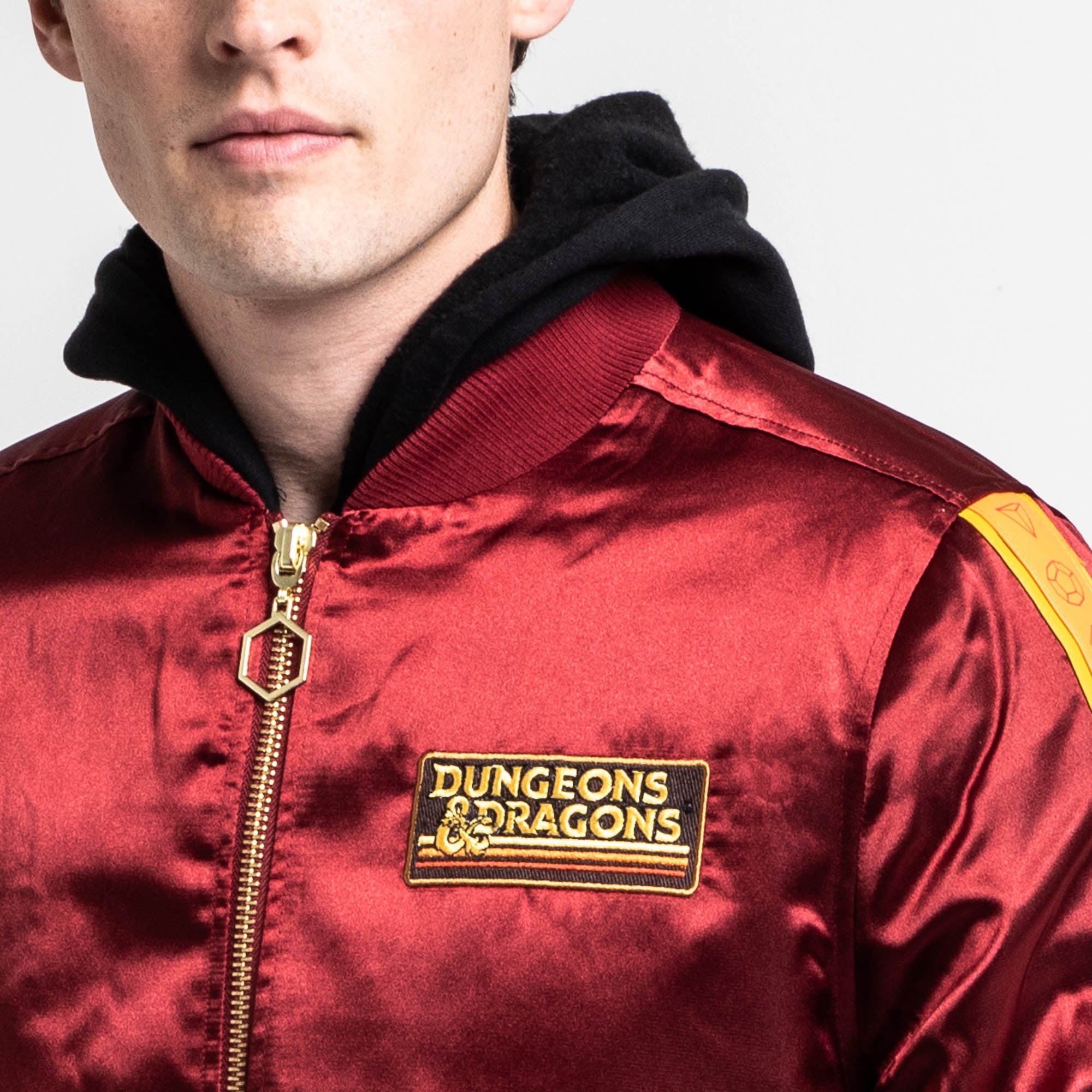 Retro Red Dragon Bomber Jacket