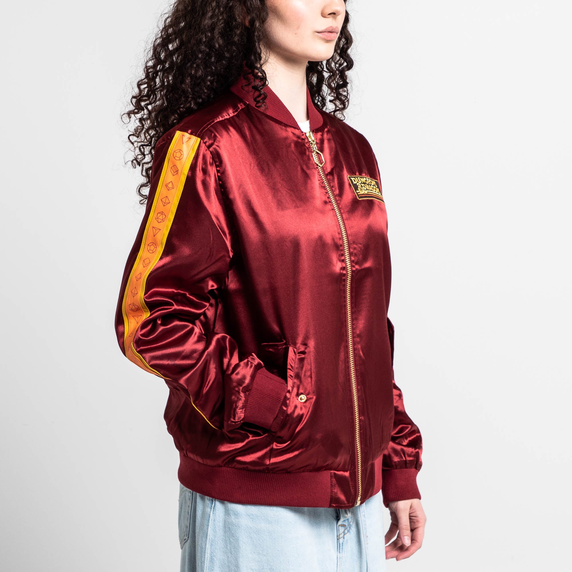 Retro Red Dragon Bomber Jacket