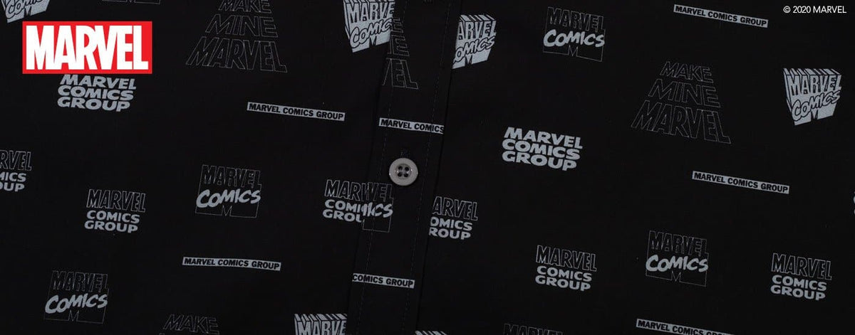 Marvel Classics Button-Down Shirt – Heroes & Villains