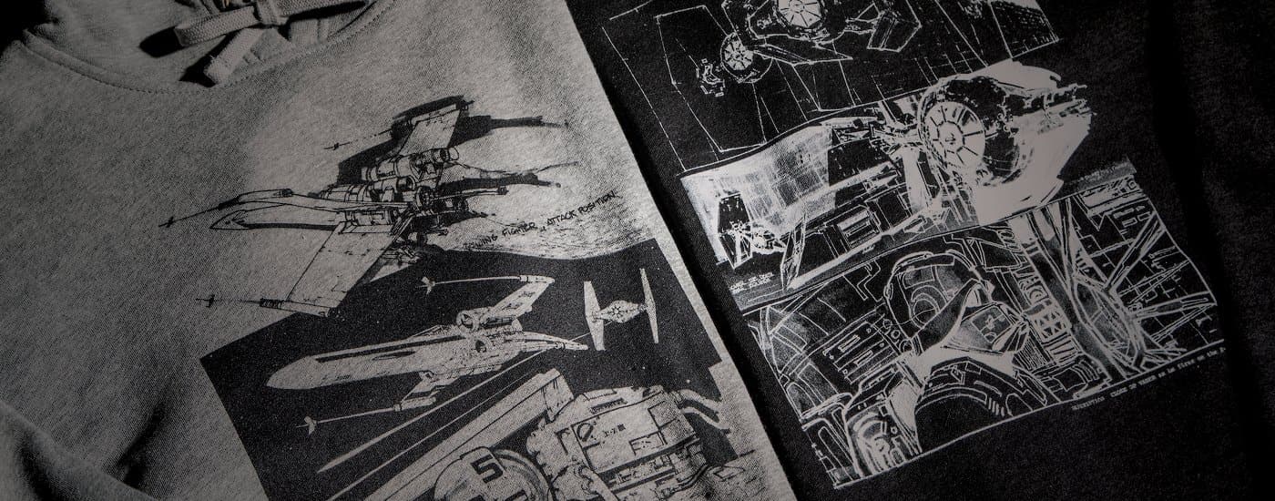 X-Wing Storyboard Collage Hoodie