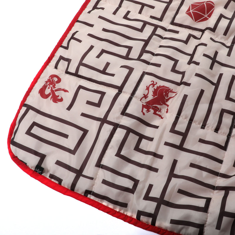 Dungeons & Dragons Maze Packable Blanket