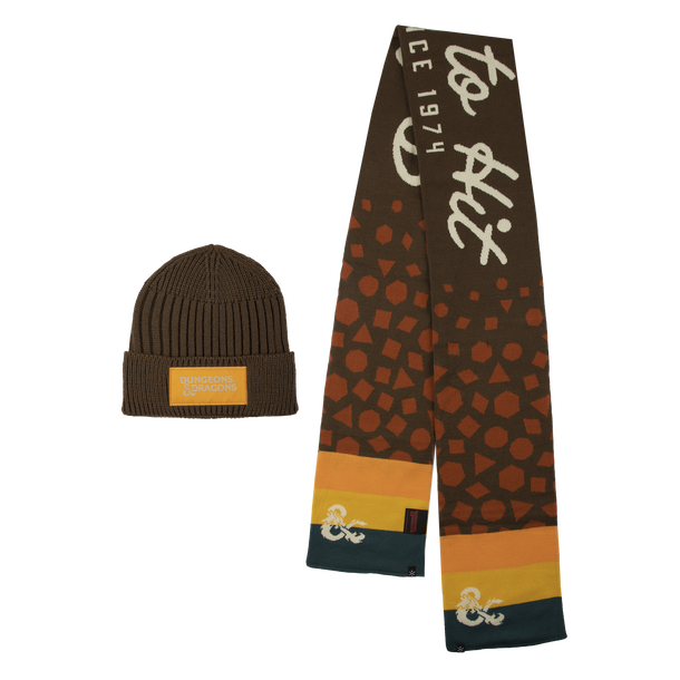 LV scarf and beanie set