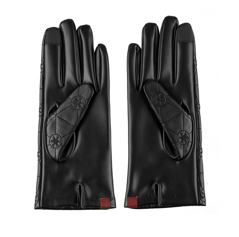 Imperial Faux Leather Gloves