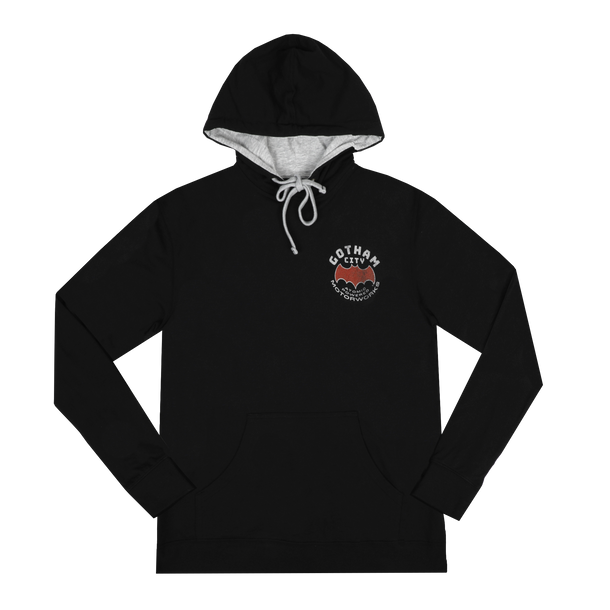 DC Comics Gotham City Motorworks Black Hoodie | Official Apparel