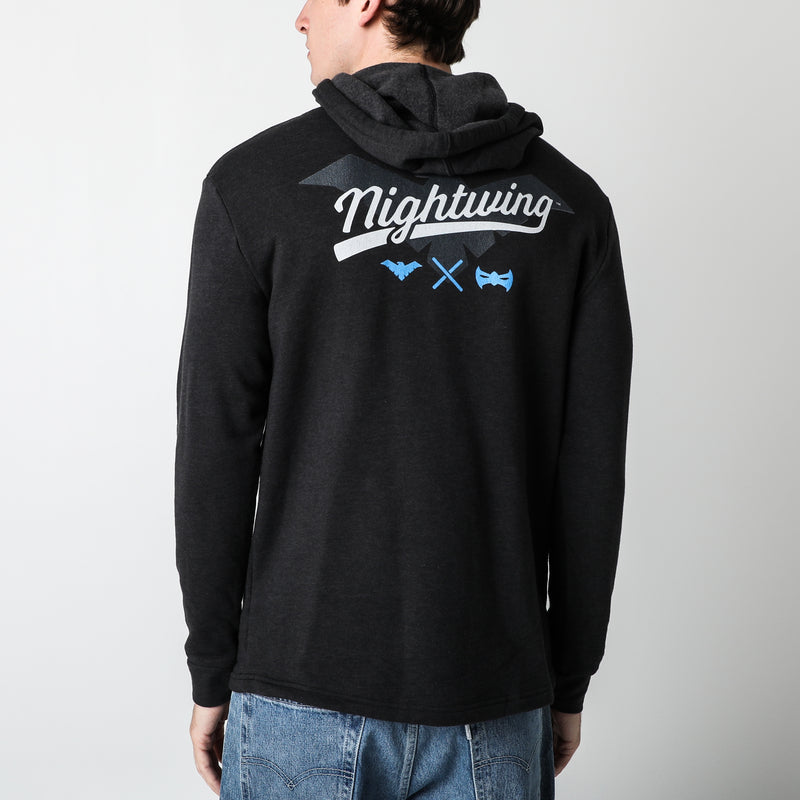 DC Comics Nightwing Icons Black Hoodie | Official Apparel & Accessories ...