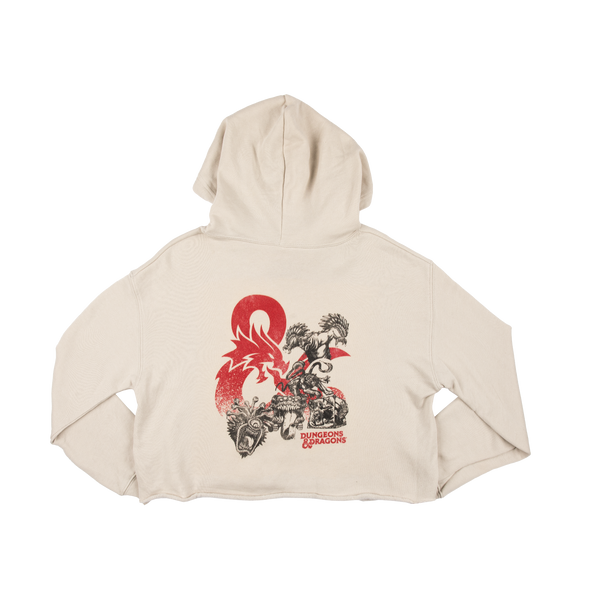 Dungeon Monsters Cropped Hoodie