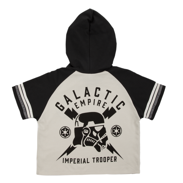 Imperial Trooper Cropped Short Sleeve Hoodie