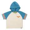 Wonder Woman Cropped Short Sleeve Hoodie - Heroes & Villains-DC Comics-Cropped Hoodie
