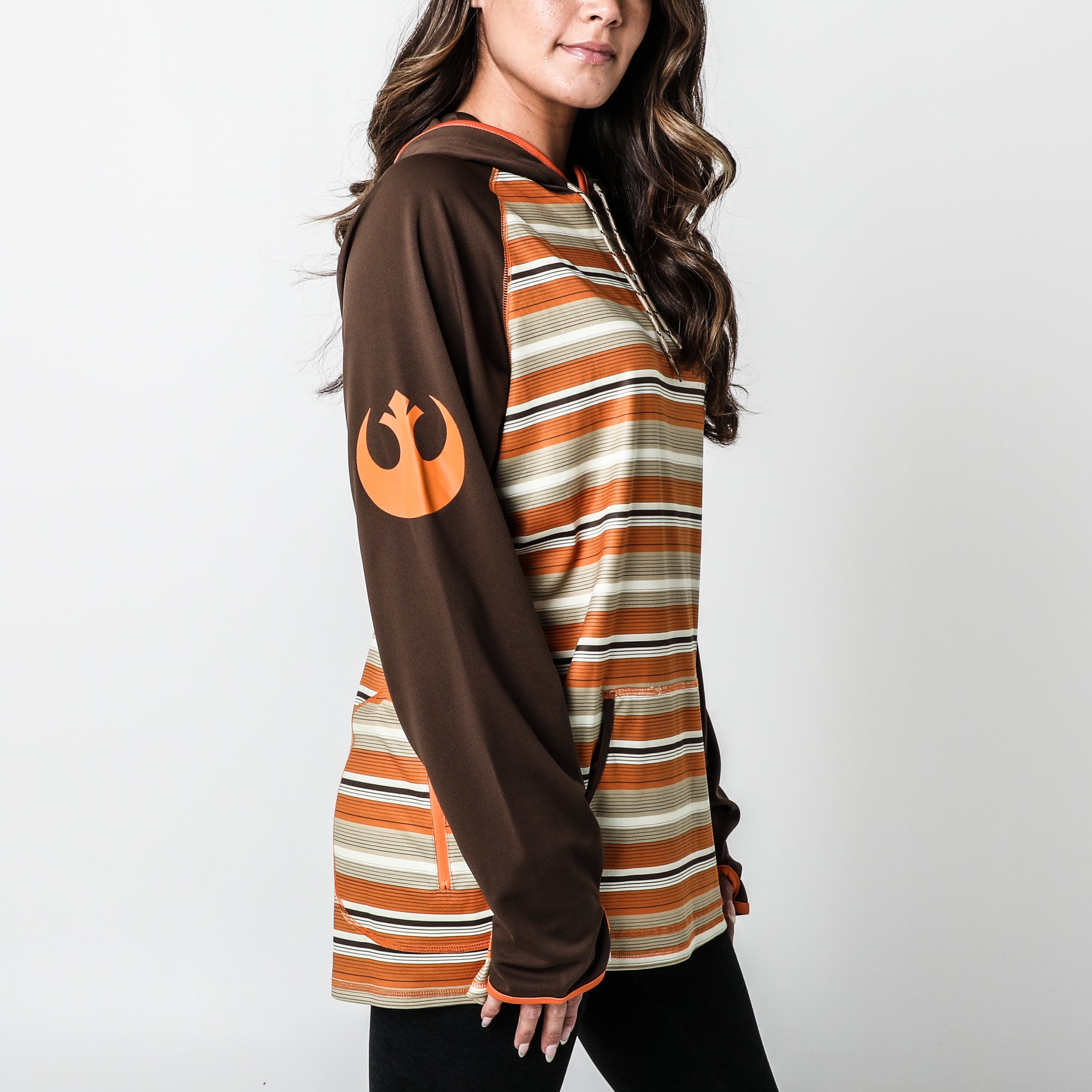 Rebel Alliance Striped Performance Hoodie