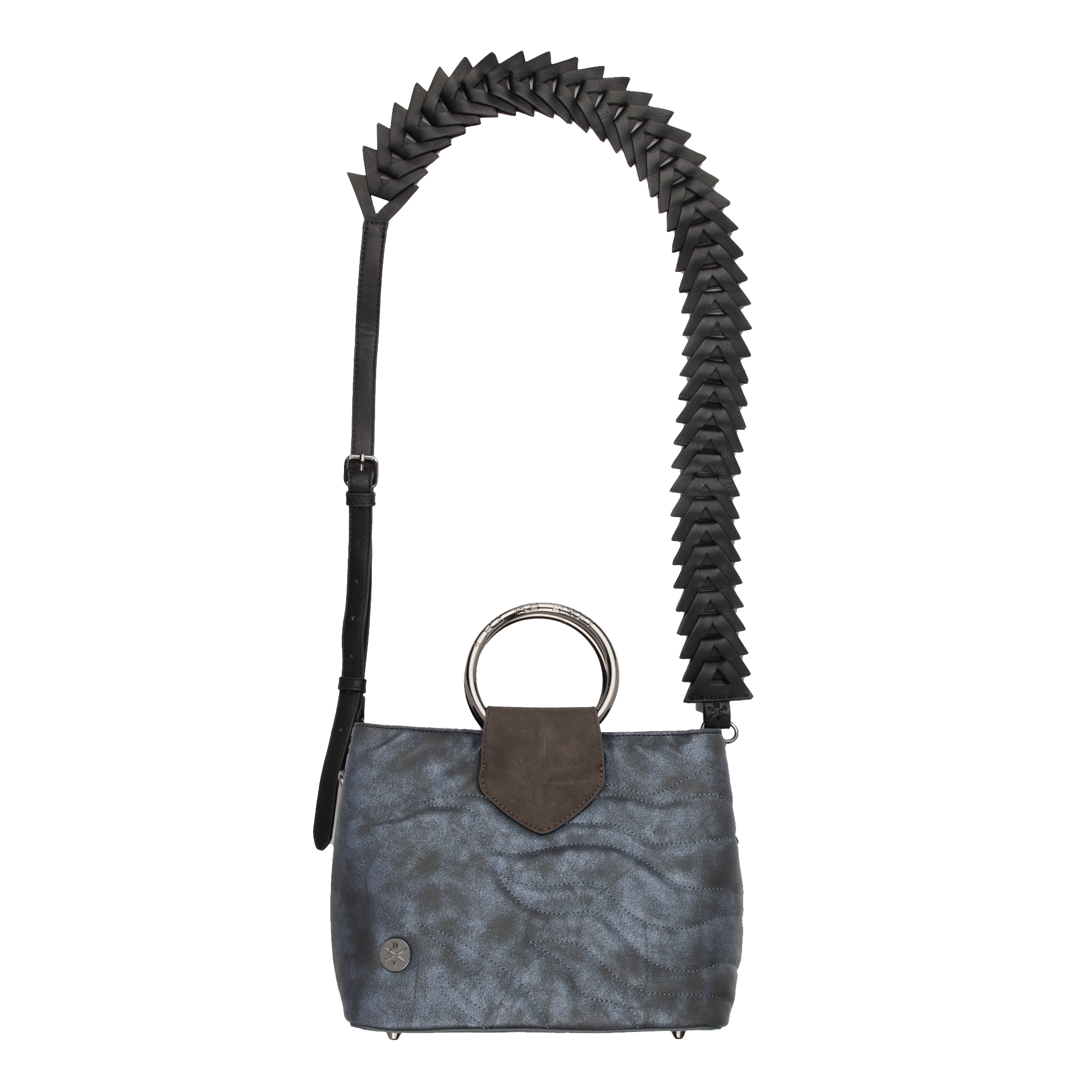 Ahsoka Metal Handle Handbag