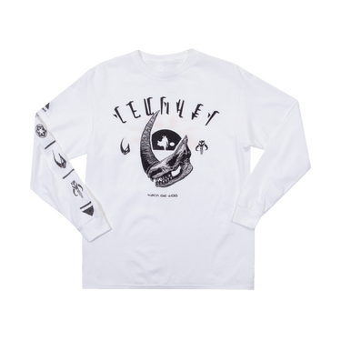 Mudhorn Trophy White Youth Long Sleeve