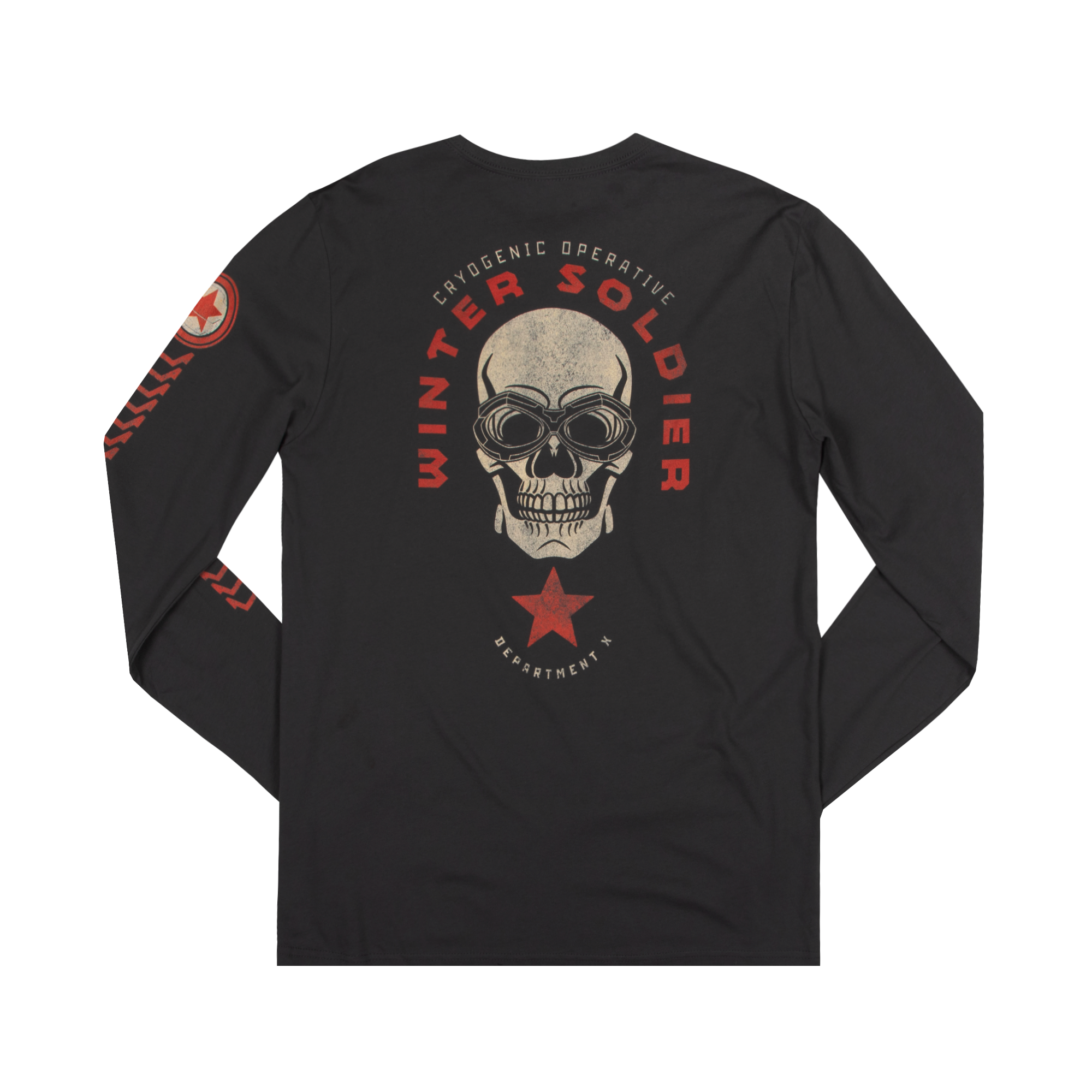 Marvel Winter Soldier Charcoal Long Sleeve