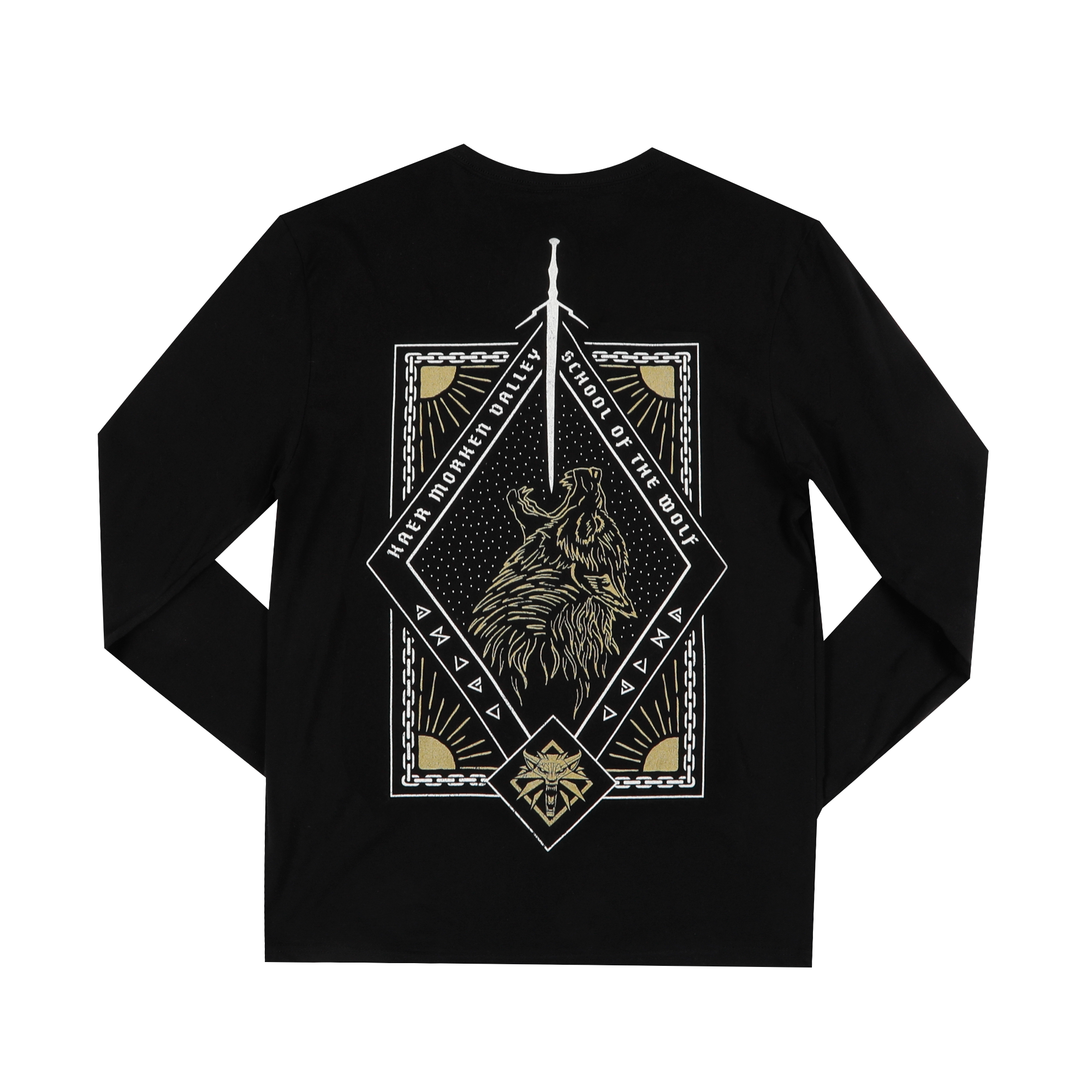 School of the Wolf Black Long Sleeve