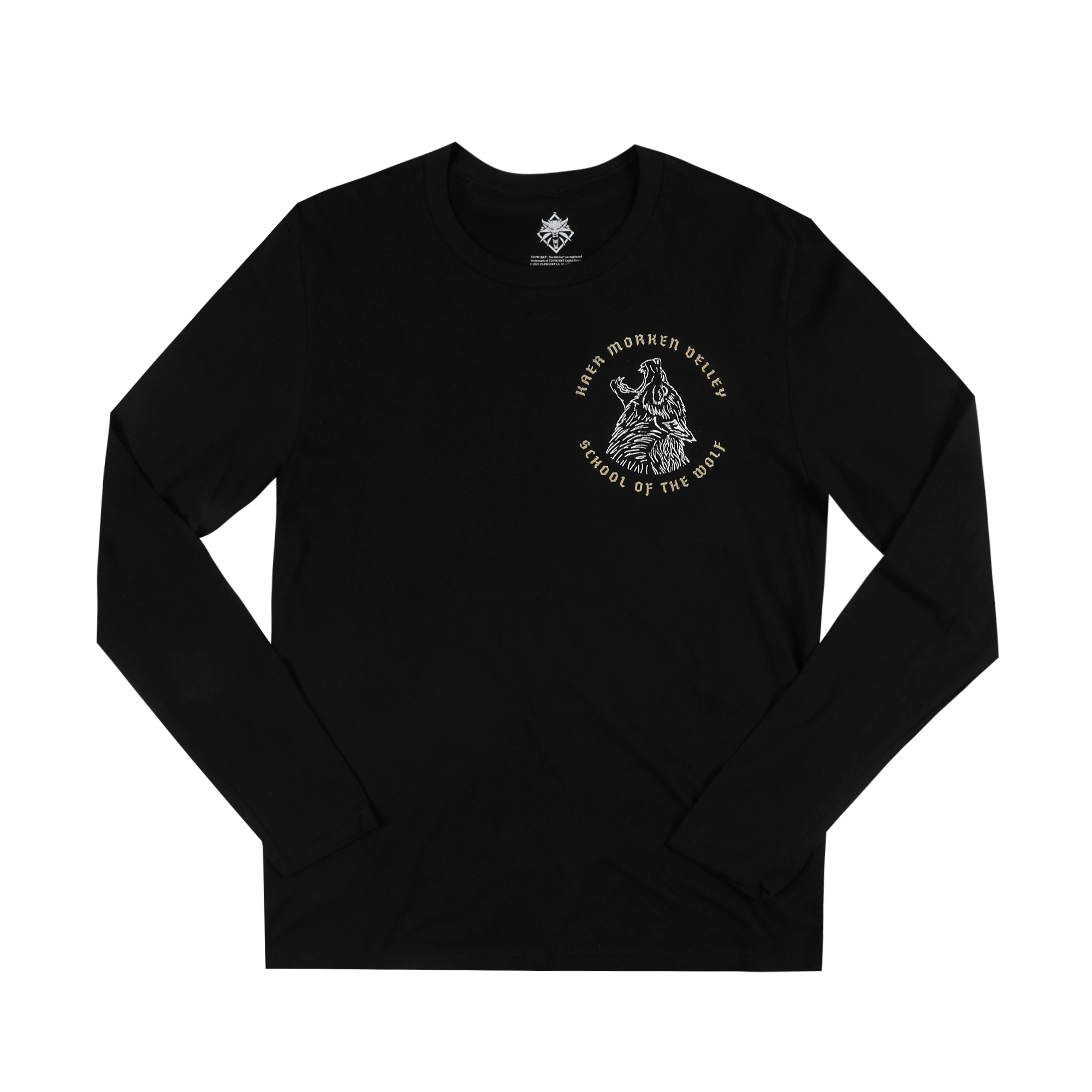 School of the Wolf Black Long Sleeve