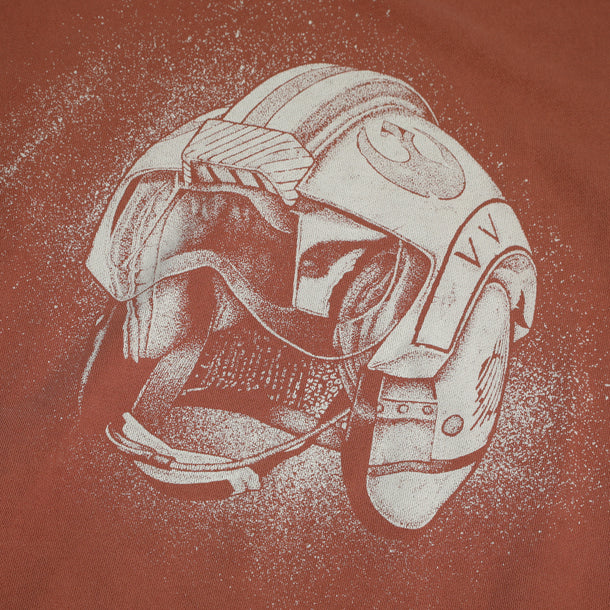 Rebel Helmet Illustration Washed Sweatshirt