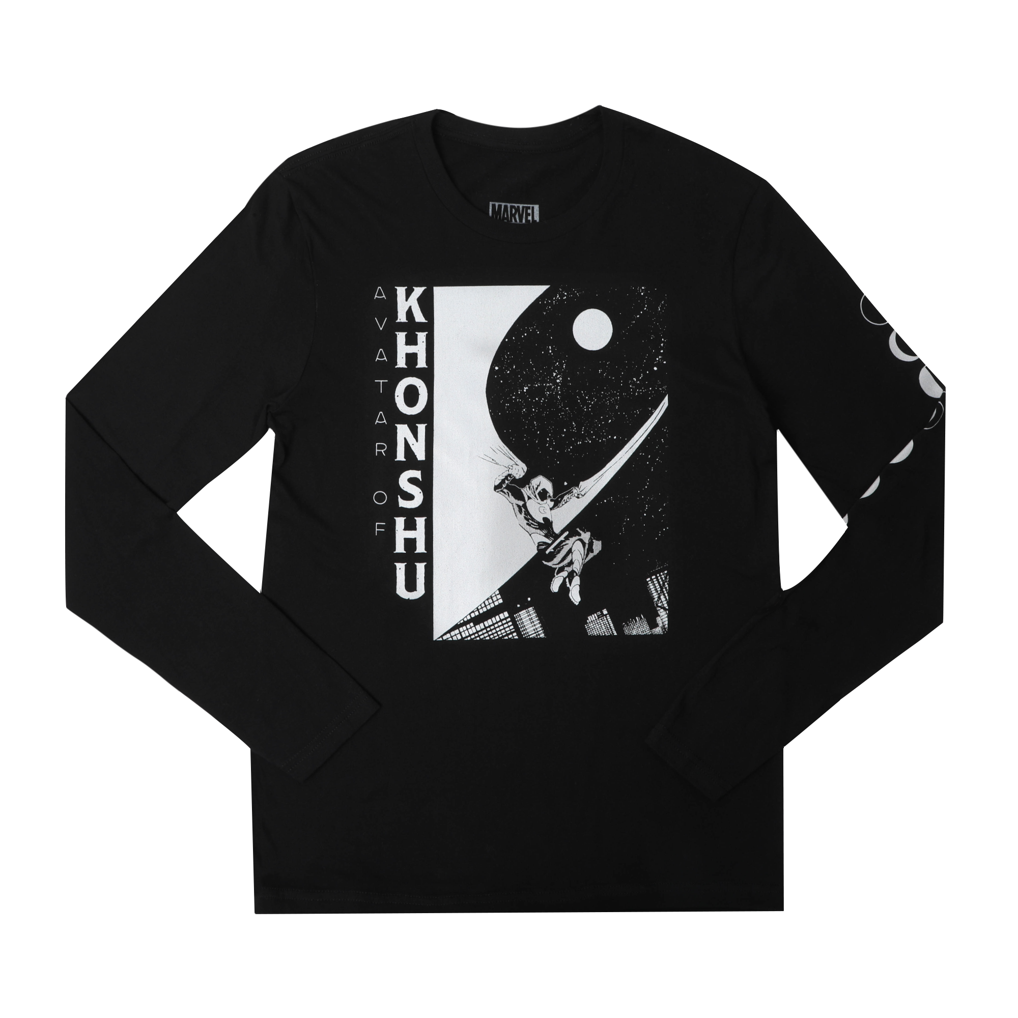 Leaping With Stars Black Long Sleeve