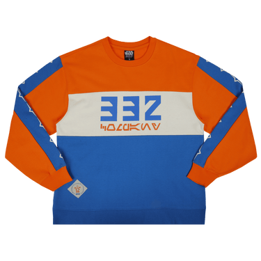 332 Company Colorblock Sweatshirt with long sleeves, ribbed crew neck, colorblock design, and screen printed Star Wars art.