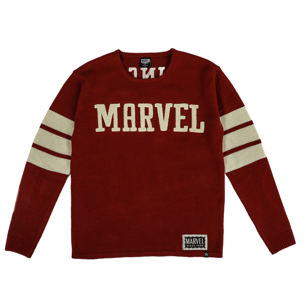 Marvel Logo Varsity Sweater | Official Apparel & Accessories | Heroes &  Villains™ - Marvel