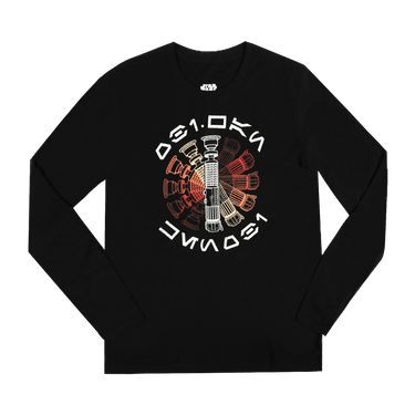 Obi-Wan Lightsaber Color Spin screen print