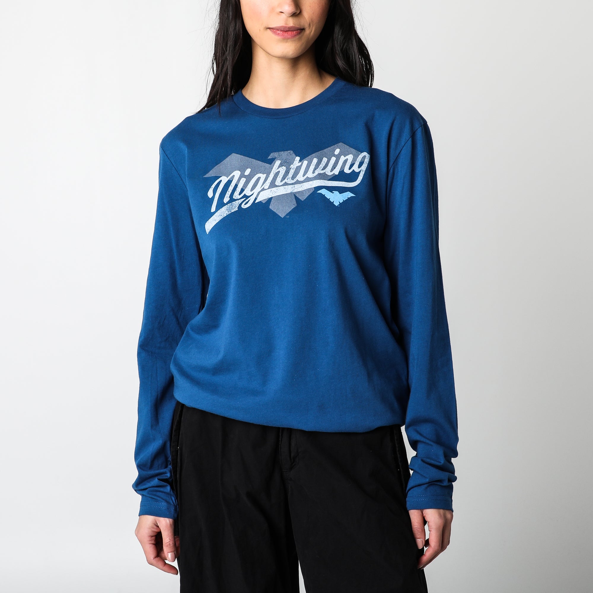 Nightwing Icon Blue Long Sleeve