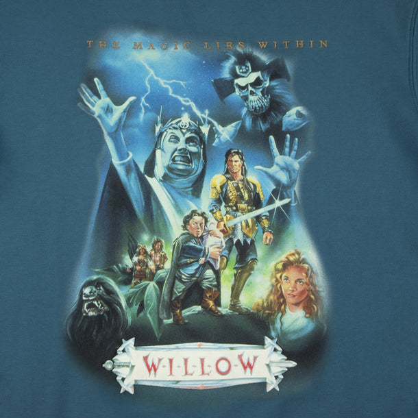 Willow Movie Poster Blue Crew Neck Sweatshirt