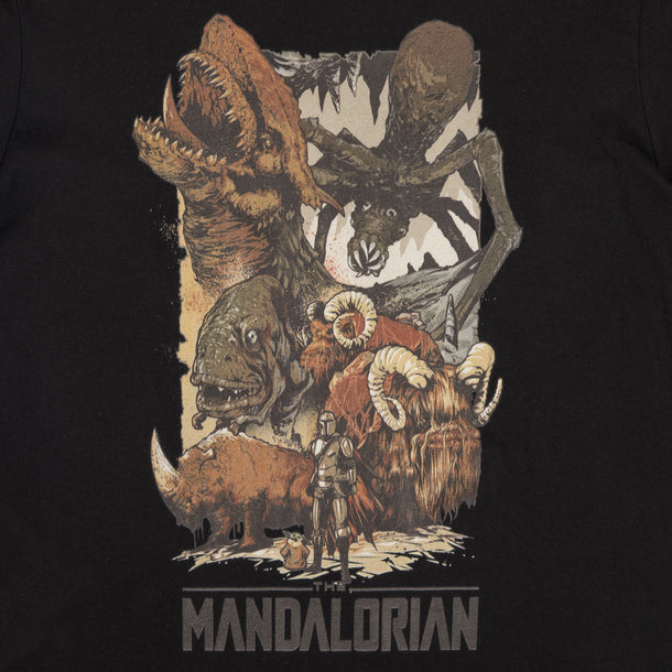 Creatures of The Mandalorian Black Long Sleeve