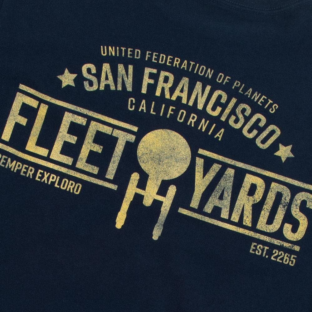 Star Trek Federation San Francisco Fleet Yards Navy Tee 