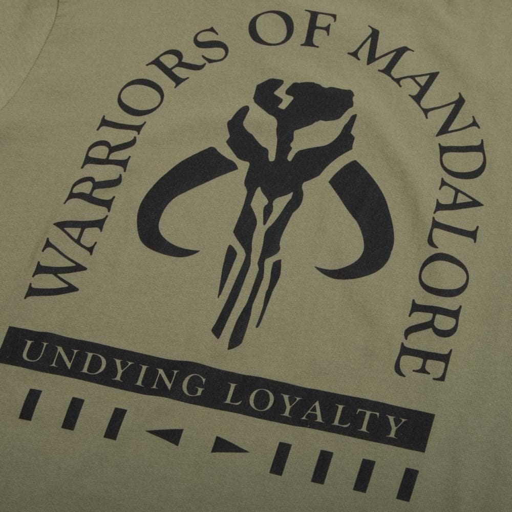 Star Wars Warriors of Mandalore Olive Tee